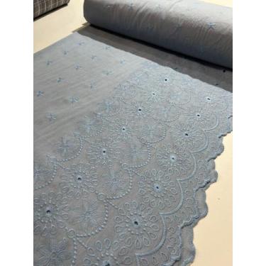 Imagem de Tecido Linho Bordado 1m x 1,4m - Impacto tecidos, Estampa 15
