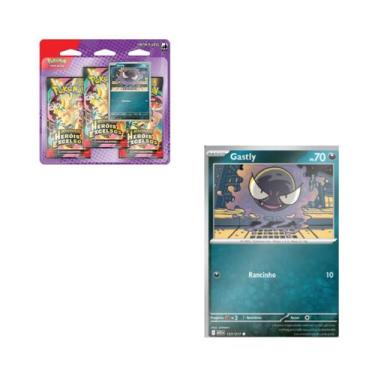 Imagem de Pokemon TCG Blister Triplo Heróis Excelsos Gastly - COPAG