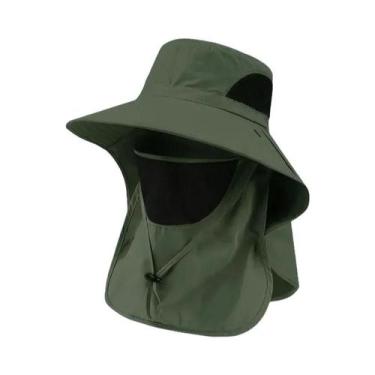 Imagem de Chapéu Balde Unissex com Proteção UV e Aba para o Pescoço - Ideal para