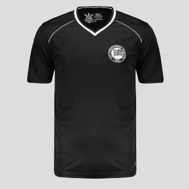 Imagem de Camisa Corinthians Basic Infantil Preta-Unissex