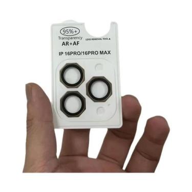 Imagem de Protetor De Lente De Câmera Octogonal De Metal Para iPhone, Anel De Vi