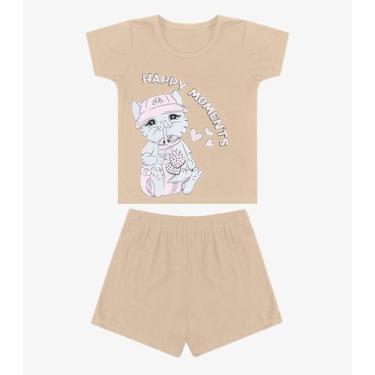 Imagem de Conjunto Infantil Menina Select Bege, 10, Bege