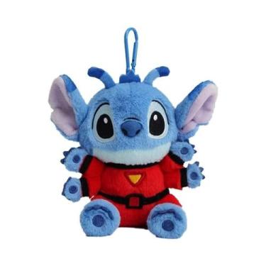 Imagem de Brinquedo De Pelúcia Blue Stitch Disney Scrump Angel, Boneco Original,