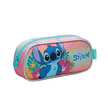 Imagem de Estojo Stitch Glitter Escolar Disney Meninas Juvenil