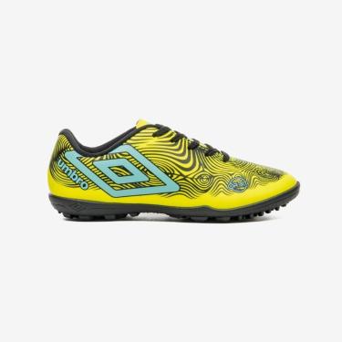 Imagem de Chuteira Society Umbro Orbit Infantil [Cor: Amarelo E Preto - Tamanho: 36]-Unissex