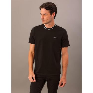 Imagem de Camiseta Calvin Klein Manga Curta Gl Alta c Listra-Masculino