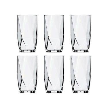 Imagem de Jogo de 6 Copos Topázio Long Drink 360ml 2185 - Nadir, Transparente