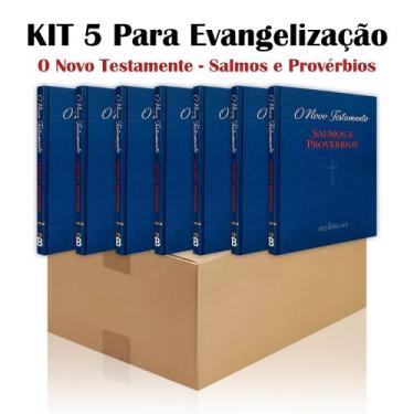 Imagem de Kit 5 - O Novo Testamento - Salmos e Provérbios  Evangelismo - João Fe