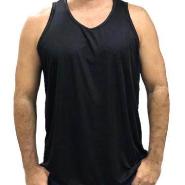 Imagem de Regata Masculina Dry Fit Plus Size - Fix, Preto, G1