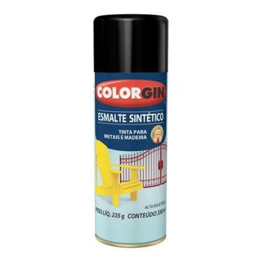 Imagem de Spray Esmalte Sintético Preto (746) - Colorgin