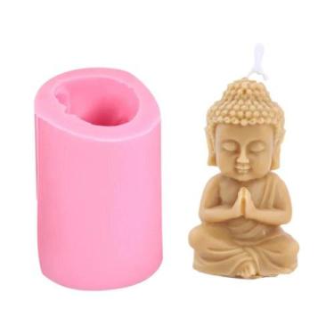 Imagem de Molde De Silicone Para Vela De Buda, Molde 3D Para Sabão E Resina Para
