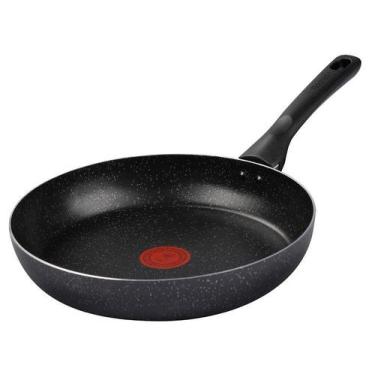 Imagem de Frigideira Antiaderente Rochedo de Alumínio Stone Pro Preto e Cinza 26