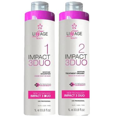 Imagem de Kit Escova Progressiva Selagem Alisamento Capilar 2 L - Lissage