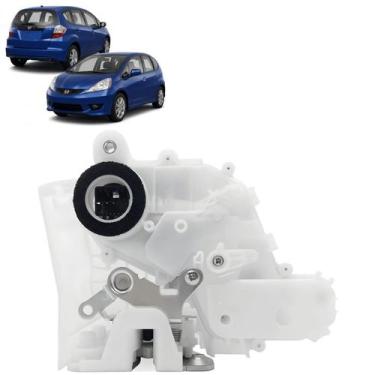 Imagem de Fechadura Elétrica Porta Dianteira Esquerda Motorista Honda Fit 2009 2