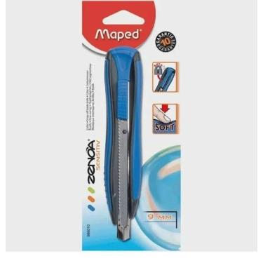 Imagem de Estilete Estreito 9mm Zenoa Sensitiv Maped Profissional