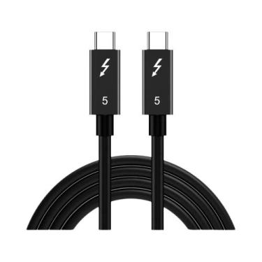 Imagem de Cabo Thunderbolt 5 De Alta Velocidade 80Gbps 120Gbps Para 16K Dual 8K 