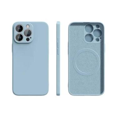 Imagem de Capa De Silicone Magnética Para Carregamento Sem Fio Magsafe Para iPho