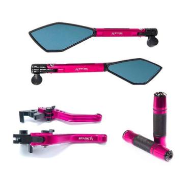 Imagem de Kit Manete Manopla Retrovisor Xj6 Fazer 600 Mt-07 Mt-09 - NoBrand, Pin