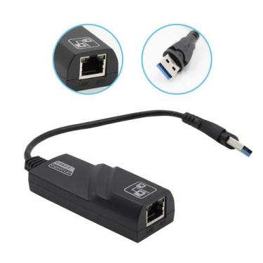 Imagem de Adaptador Ethernet Usb 3.0 Gigabit 10/100/1000 Pc Notebook - Vedo, VD1