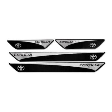Imagem de Jogo soleira resinada toyota corolla 4 peças - URA
