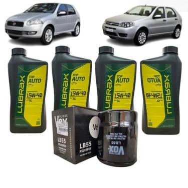 Imagem de Kit Troca Óleo Motor Lubrax Tecno 15w40 + Filtro Palio Fire - LUBRAX V