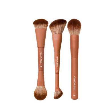 Imagem de Kit Mascavo Pro Series Pincel de Maquiagem 01 + 02 + Pincel 04
