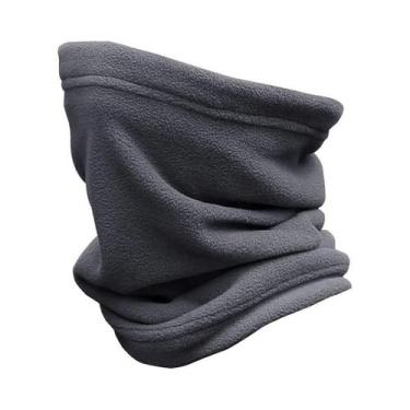 Imagem de Cachecol Tubular Unissex Para Inverno, Protetor De Pescoço À Prova De 