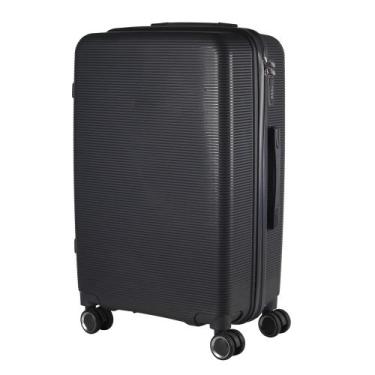 Imagem de Mala De Bordo 10kg ANAC Polipropileno Rodas 360 Cadeado Senha Anti Fur