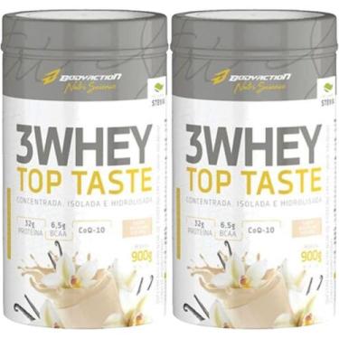 Imagem de Kit 2X 3 Whey Top Taste - 900g Baunilha - Body Action