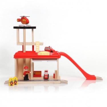 Imagem de Posto de Bombeiros Brinquedo de Madeira Educativo - Dican