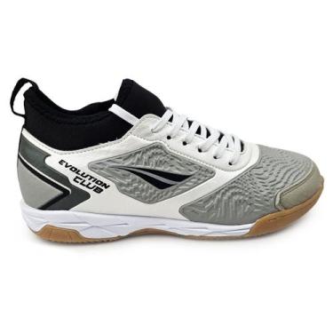 Imagem de Chuteira Futsal Penalty Evolution Club Branco Locker Adulto, Branco, 4
