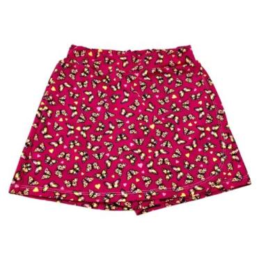 Imagem de Shorts Saia Infantil Menina Cotton Estampado Tam 2 Ao 10 - Império Kid
