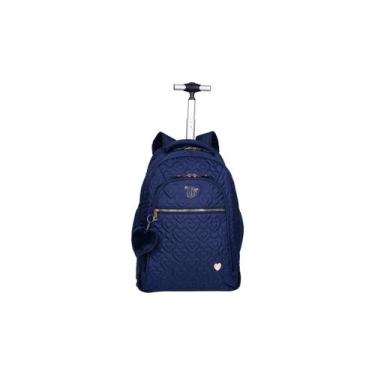Imagem de Mochila Escolar de Costas e Rodas Capricho Love 075894 - Sestini