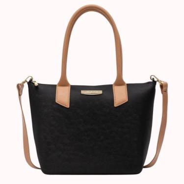 Imagem de Bolsa Feminina Shopping Preto Avelã Petite Jolie PJ11274, Único