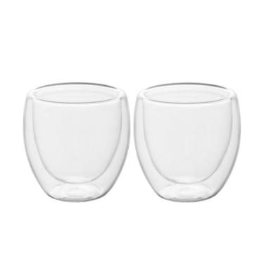 Imagem de Conjunto 2 Copos de Café Parede Dupla de Vidro Borossilicato Modern 10