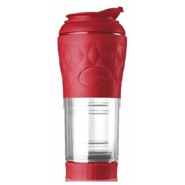 Imagem de Cafeteira portatil prensa francesa copo pressca - vermelho ruby