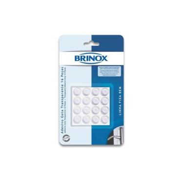 Imagem de Adesivo Gota Transparente 16 Peças Ø 1,1 cm - Brinox