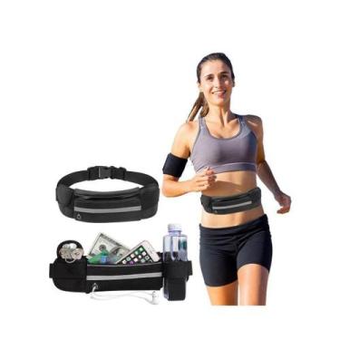 Imagem de Pochete Fitness Corrida Academia Celular Bike Slim Impermeável Porta Á