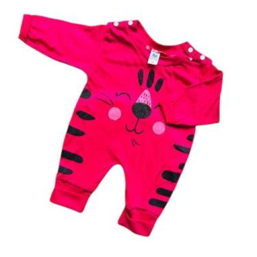 Imagem de Macacão bebê menina - Ajbabykids, Pink, 0-3 Meses