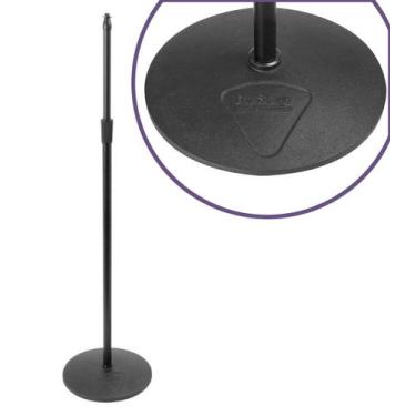 Imagem de Pedestal microfone reto base FERRO redonda MS9210 On Stage