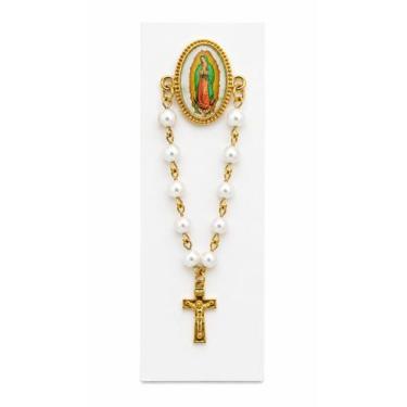 Imagem de Boton Nossa Senhora de Guadalupe Folheado Pérola - Outros