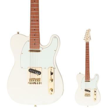 Imagem de Guitarra Telecaster Benson Hardy T 904 Olympic White com Bag