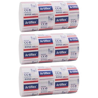 Imagem de Curativo Artiflex Bandagem de Proteção 15 cm x 3 m Pacote com 3