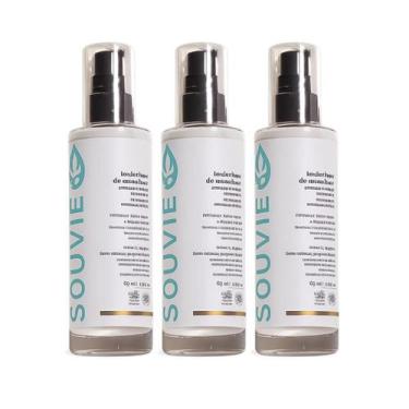 Imagem de Kit 3 Loção Facial Demaquilante Limpeza e Hidratação Souvie