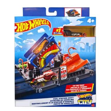 Imagem de Pista Hot Wheels City Lugares Favoritos Posto de Gasolina