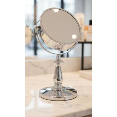 Imagem de Espelho de Maquiagem Dupla Face com Luz LED 15cm - Congratulations Sto