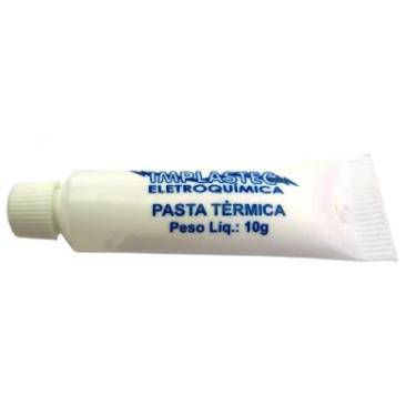 Imagem de Pasta Térmica de Silicone, Implastec Bisnaga, 10g - 31457