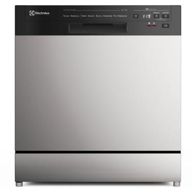 Imagem de Lava Louça de Piso Electrolux LS08E 8 Serviços 8 Programas Lava e Seca Inox 220V