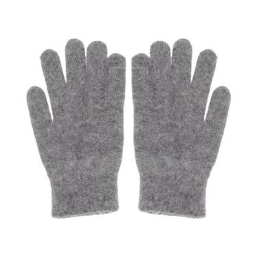 Imagem de Luvas De Inverno Quentes De Lã Tricotadas Para Homens E Mulheres, Luva
