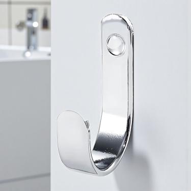 Imagem de Cabideiro de Parede Kelela Multiuso Aluminio Polido Marini 10 Unidades